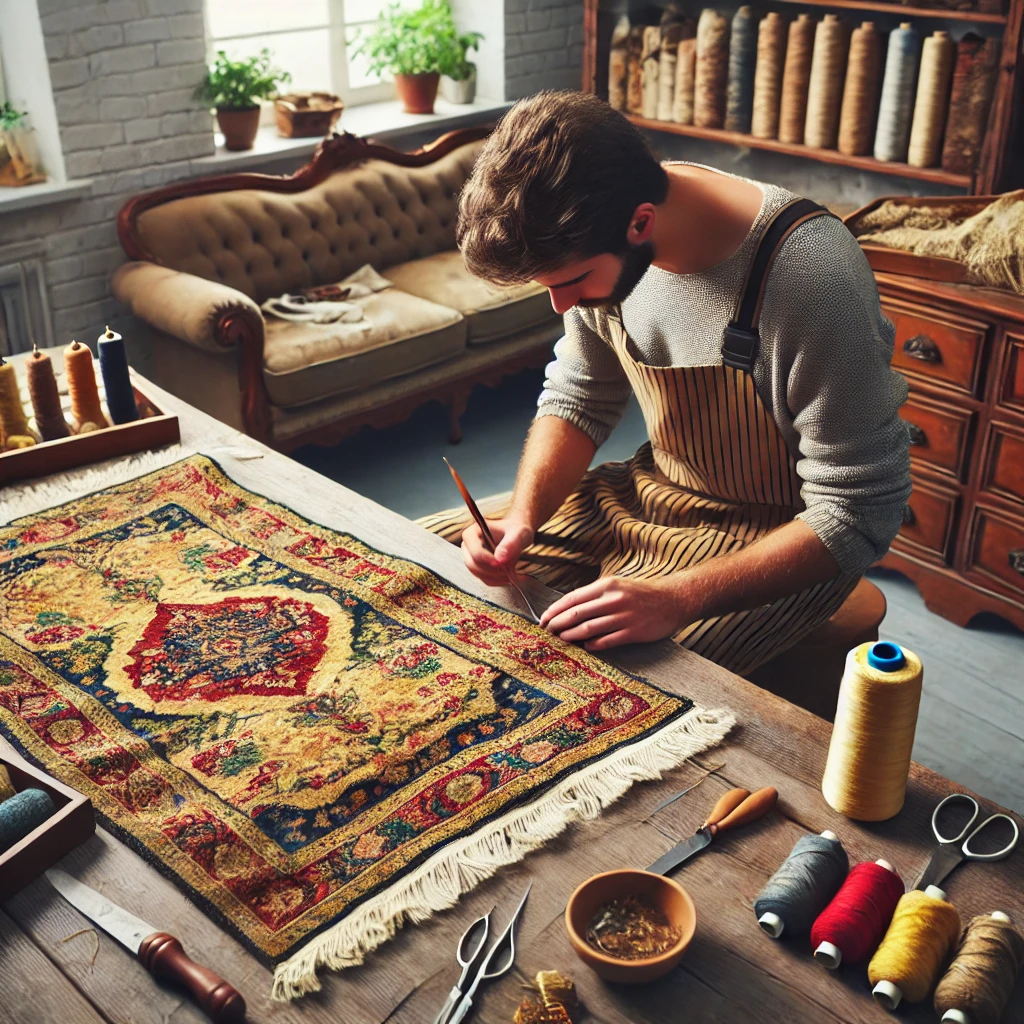 رفوگری و مرمت فرش